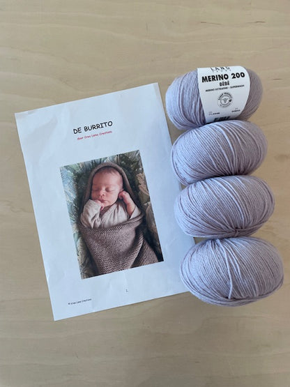 Burrito Pakket // Patroon + 4 merino bébé 346