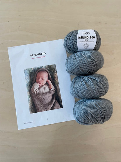 Burrito Pakket // Patroon + 4 merino bébé 303