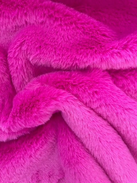 Toptex - fake fur / roze