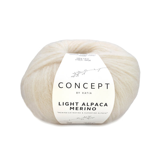 Concept by Katia Light Alpaca Merino / 200 ecru