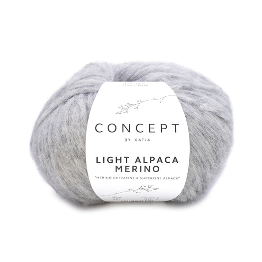 Concept by Katia Light Alpaca Merino / 201 licht grijs