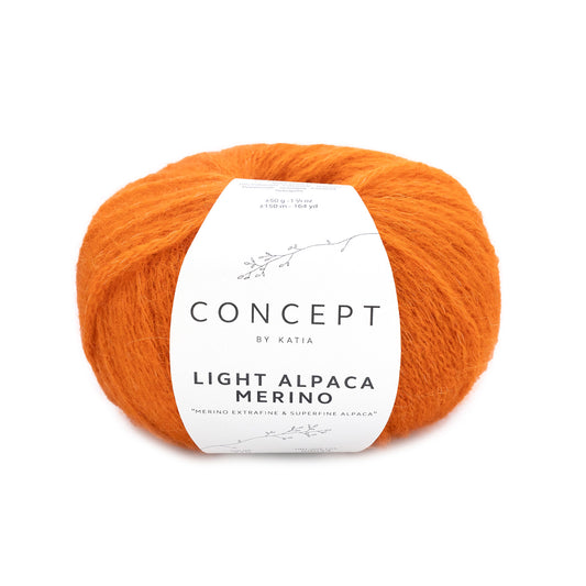 Concept by Katia Light Alpaca Merino / 210 oranje