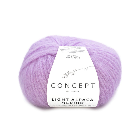 Concept by Katia Light Alpaca Merino / 211 lavendel