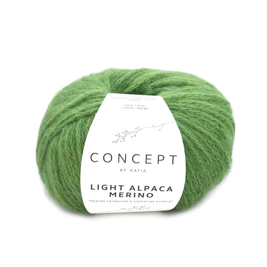 Concept by Katia Light Alpaca Merino / 214 wiedegroen