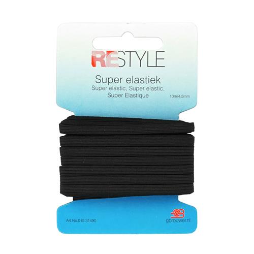 Restyle Super Elastiek 4,5mm x 10mtr (krt)