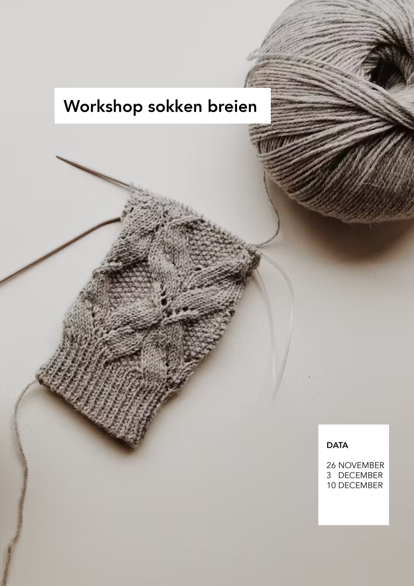 Workshop Sokken Breien