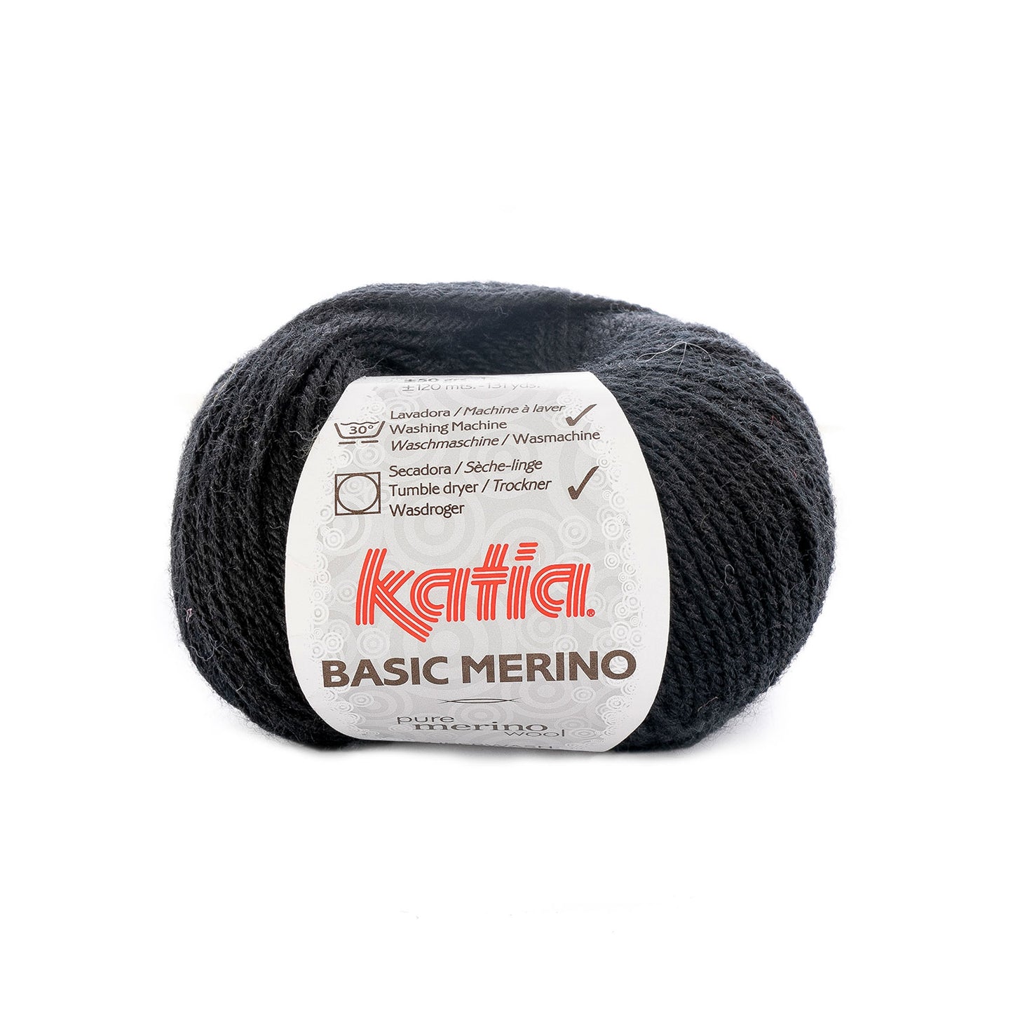 Katia Basic Merino 02 / Zwart