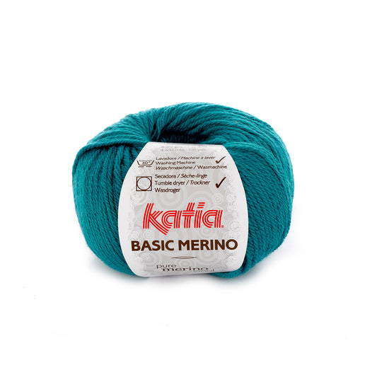 Katia Basic Merino 39 / Groenblauw