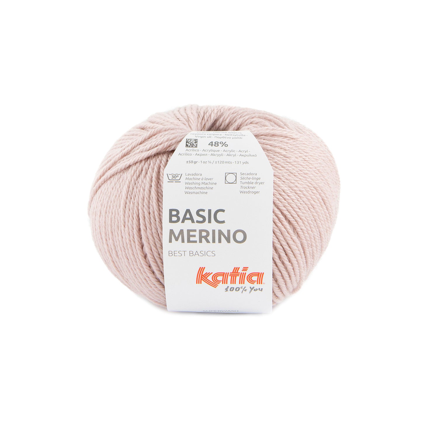 Katia Basic Merino 91 / Parelmoer-lichtrood